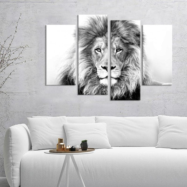 White Lion Canvas Set