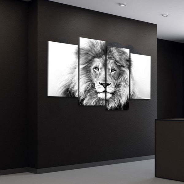 White Lion Canvas Set