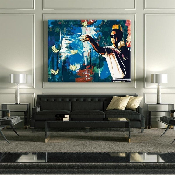 Wolf Of Wall Street Money Throw - FanaticPrintz