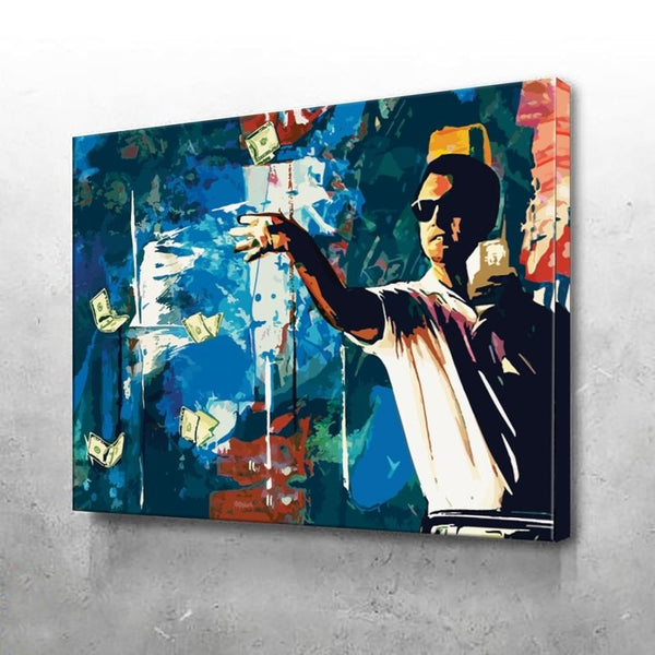 Wolf Of Wall Street Money Throw - FanaticPrintz