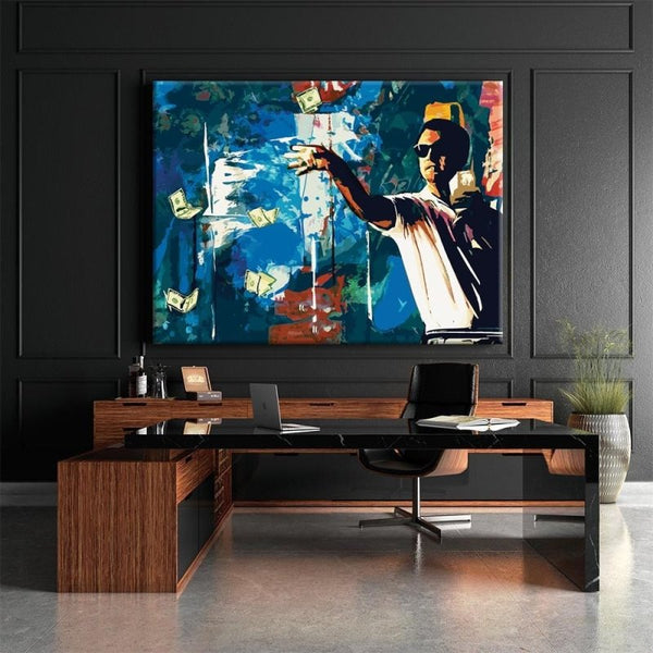 Wolf Of Wall Street Money Throw - FanaticPrintz