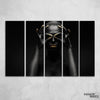 Woman Wall Art Gold Print Canvas Set - FanaticPrintz