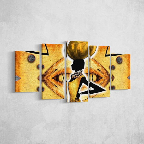 Yello Gold African Retro Gate - FanaticPrintz